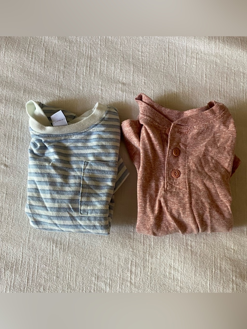 Old Navy Kids Rust Henley Long Sleeve Top